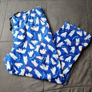 Narrow River Trading Co. Winter Polar Bear Pajama Pants